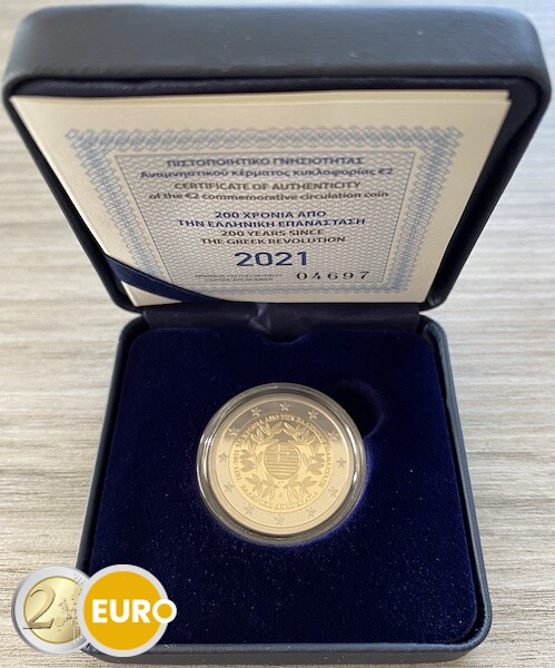 2 euro Greece 2021 – Greek Revolution BE Proof - Vins Rouges Harmonieux pour Chaque Occasion 2 euro Greece 2021 – Greek Revolution BE Proof - Vins Rouges Harmonieux pour Chaque Occasion