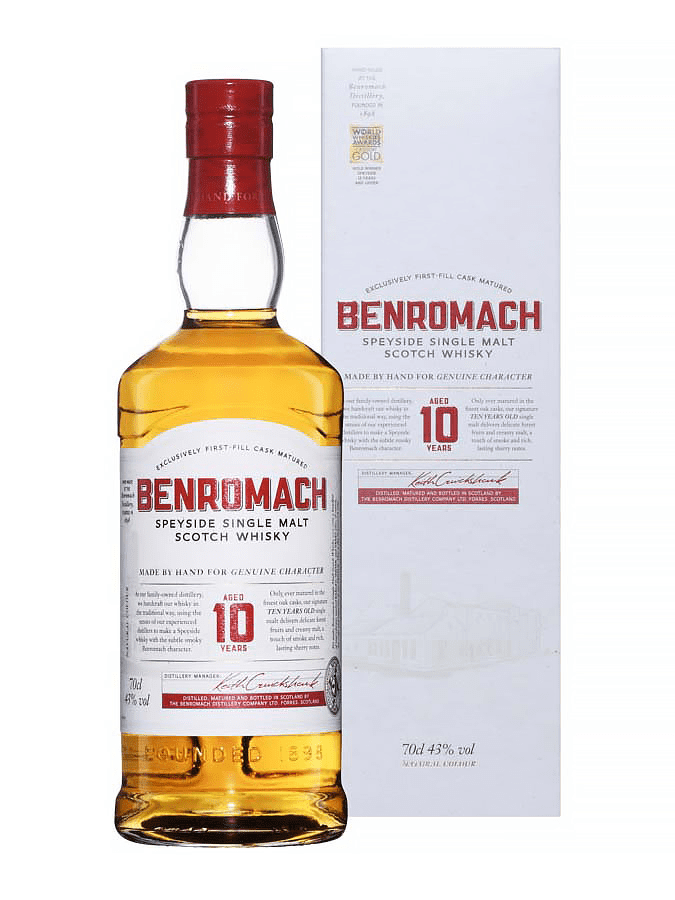 Benromach 10 ans Speyside Single Malt Scotch Whisky 70 cl - Vins Rouges Harmonieux pour Chaque Occasion Benromach 10 ans Speyside Single Malt Scotch Whisky 70 cl - Vins Rouges Harmonieux pour Chaque Occasion