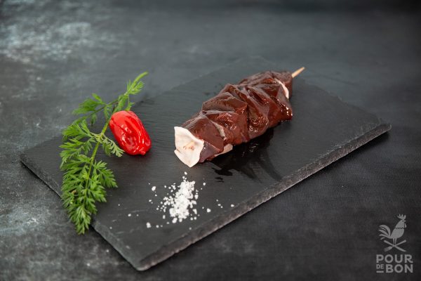 Brochette de foie de génisse – 200g - Vins Rouges Harmonieux pour Chaque Occasion