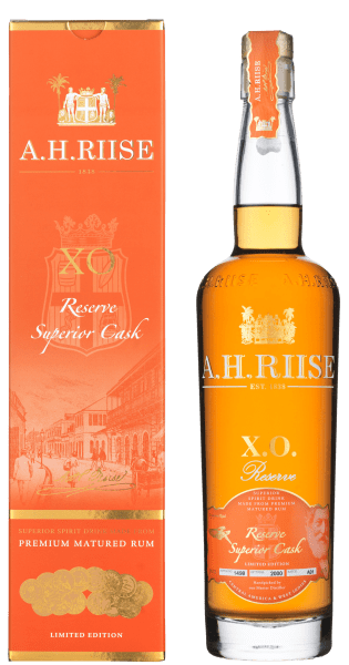 A.H.RIISE X.O. RESERVE « SUPERIOR CASK » ÎLRES VIERGES 40° 70CL - Vins Rouges Harmonieux pour Chaque Occasion A.H.RIISE X.O. RESERVE « SUPERIOR CASK » ÎLRES VIERGES 40° 70CL - Vins Rouges Harmonieux pour Chaque Occasion