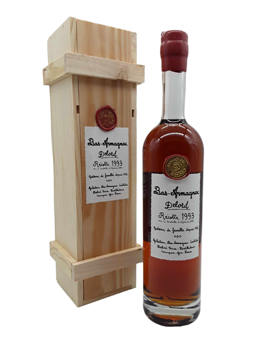 Armagnac Delord AOP Bas-Armagnac Récolte 1993 40% - Vins Rouges Harmonieux pour Chaque Occasion Armagnac Delord AOP Bas-Armagnac Récolte 1993 40% - Vins Rouges Harmonieux pour Chaque Occasion