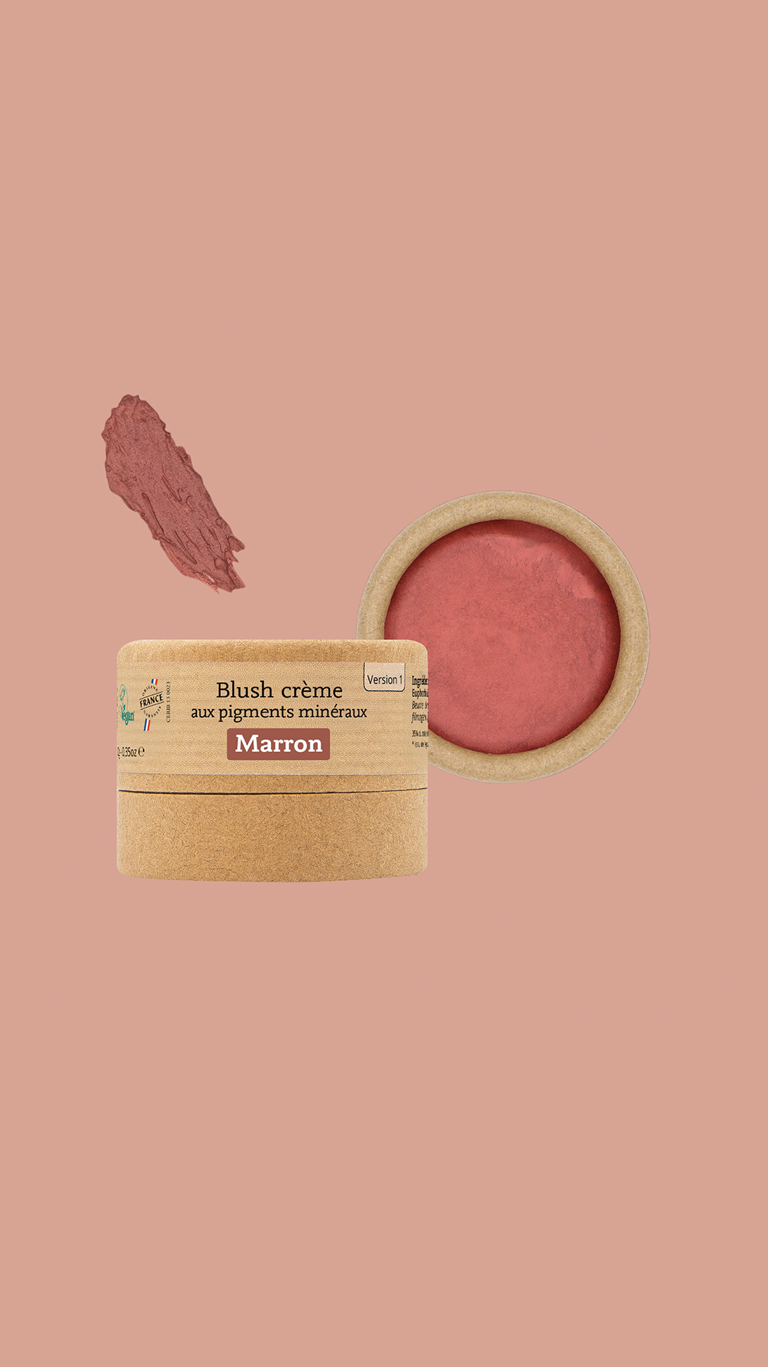 Blush Crème Bio Marron – Pigments Minéraux Naturels – Fabrication Française - Vins Rouges Harmonieux pour Chaque Occasion Blush Crème Bio Marron – Pigments Minéraux Naturels – Fabrication Française - Vins Rouges Harmonieux pour Chaque Occasion