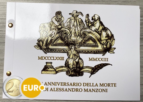 2 euros Vaticano 2023 – Alessandro Manzoni BU FDC sobre Filatélico-Numismático - Vins Rouges Harmonieux pour Chaque Occasion 2 euros Vaticano 2023 – Alessandro Manzoni BU FDC sobre Filatélico-Numismático - Vins Rouges Harmonieux pour Chaque Occasion