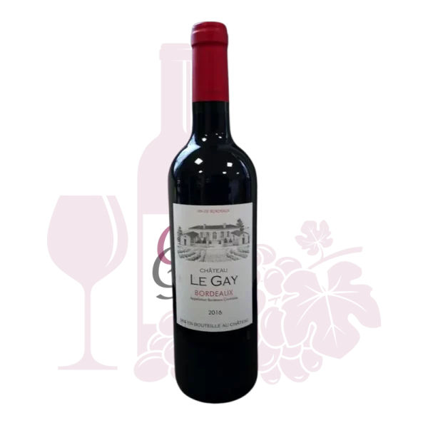 Bordeaux – Chateau le Gay – Rouge 75cl - Vins Rouges Harmonieux pour Chaque Occasion