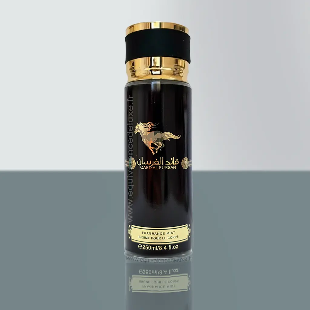 Brume Qaed Al Fursan – Fragrance Mist 250 ml - Vins Rouges Harmonieux pour Chaque Occasion Brume Qaed Al Fursan – Fragrance Mist 250 ml - Vins Rouges Harmonieux pour Chaque Occasion