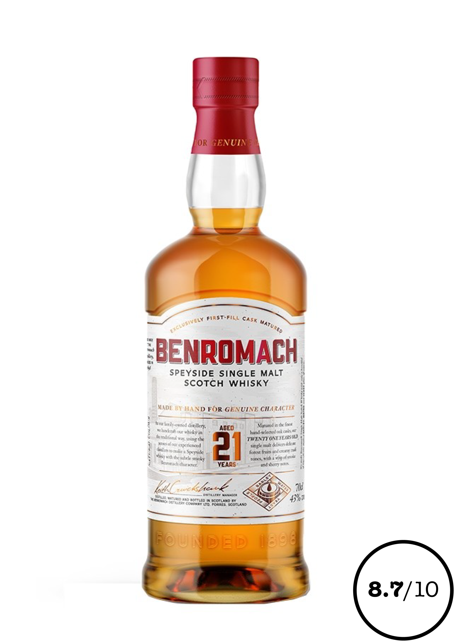 BENROMACH 21 ans - Vins Rouges Harmonieux pour Chaque Occasion BENROMACH 21 ans - Vins Rouges Harmonieux pour Chaque Occasion