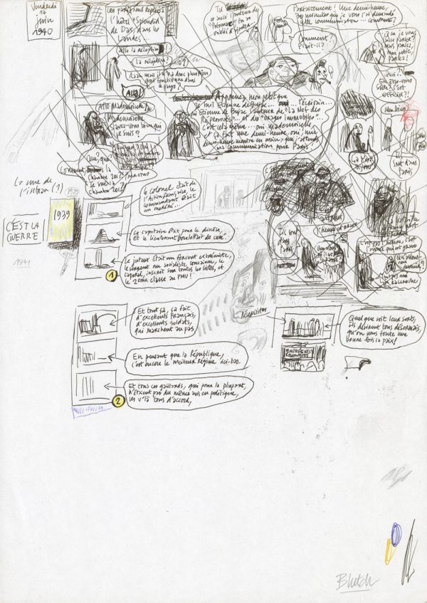 BLUTCH – Blotch – Croquis original de recherche – R42 - Vins Rouges Harmonieux pour Chaque Occasion