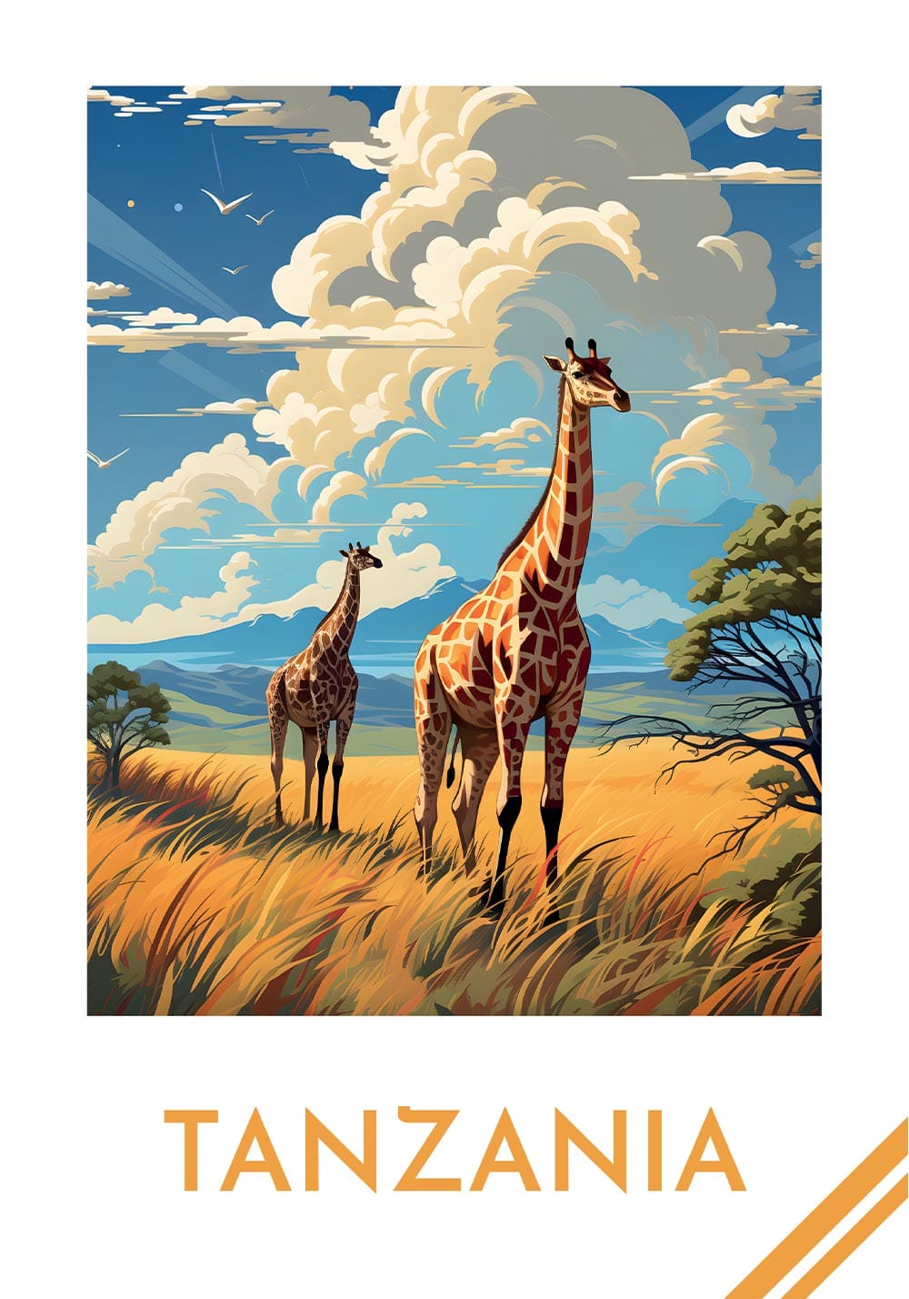 Affiche Tanzanie – Poster Girafe - Vins Rouges Harmonieux pour Chaque Occasion Affiche Tanzanie – Poster Girafe - Vins Rouges Harmonieux pour Chaque Occasion