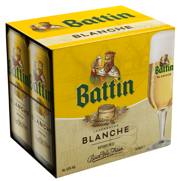 BATTIN BLANCHE 4,8° CANS 6X50CL - Vins Rouges Harmonieux pour Chaque Occasion BATTIN BLANCHE 4,8° CANS 6X50CL - Vins Rouges Harmonieux pour Chaque Occasion