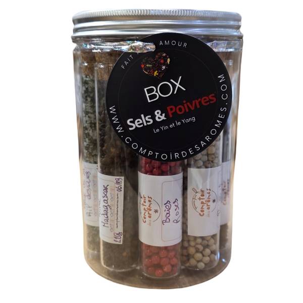 Box sels et poivres du Monde - Vins Rouges Harmonieux pour Chaque Occasion Box sels et poivres du Monde - Vins Rouges Harmonieux pour Chaque Occasion