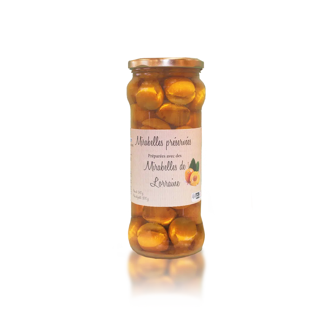 Bocal de Mirabelles de Lorraine au sirop lèger 540g - Vins Rouges Harmonieux pour Chaque Occasion Bocal de Mirabelles de Lorraine au sirop lèger 540g - Vins Rouges Harmonieux pour Chaque Occasion