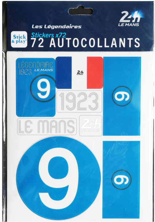 24H LEGENDE – Pochette de 5 planches d’autocollants repositionnables – 1923 - Vins Rouges Harmonieux pour Chaque Occasion 24H LEGENDE – Pochette de 5 planches d’autocollants repositionnables – 1923 - Vins Rouges Harmonieux pour Chaque Occasion
