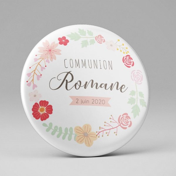 Cadeau souvenir personnalisé | Communion Fleurs - Vins Rouges Harmonieux pour Chaque Occasion