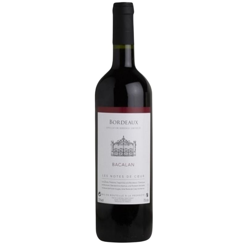 AOP BORDEAUX ROUGE – BACALAN “NOTES DE CŒUR” - Vins Rouges Harmonieux pour Chaque Occasion AOP BORDEAUX ROUGE – BACALAN “NOTES DE CŒUR” - Vins Rouges Harmonieux pour Chaque Occasion