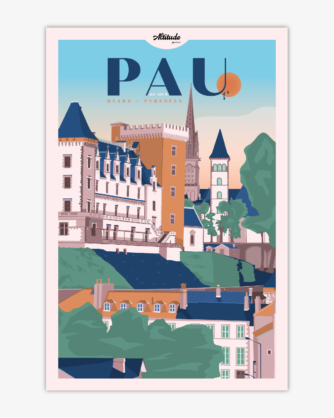 Affiche Pau - Vins Rouges Harmonieux pour Chaque Occasion Affiche Pau - Vins Rouges Harmonieux pour Chaque Occasion