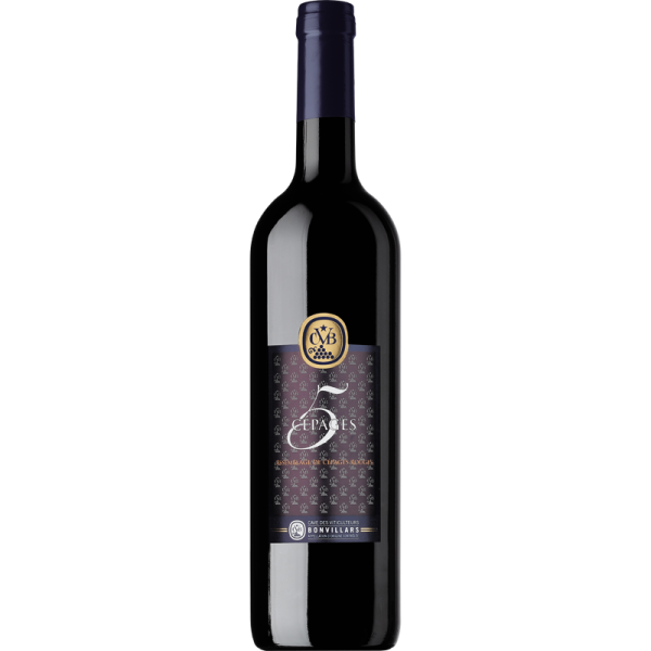 5 cépages - Vins Rouges Harmonieux pour Chaque Occasion