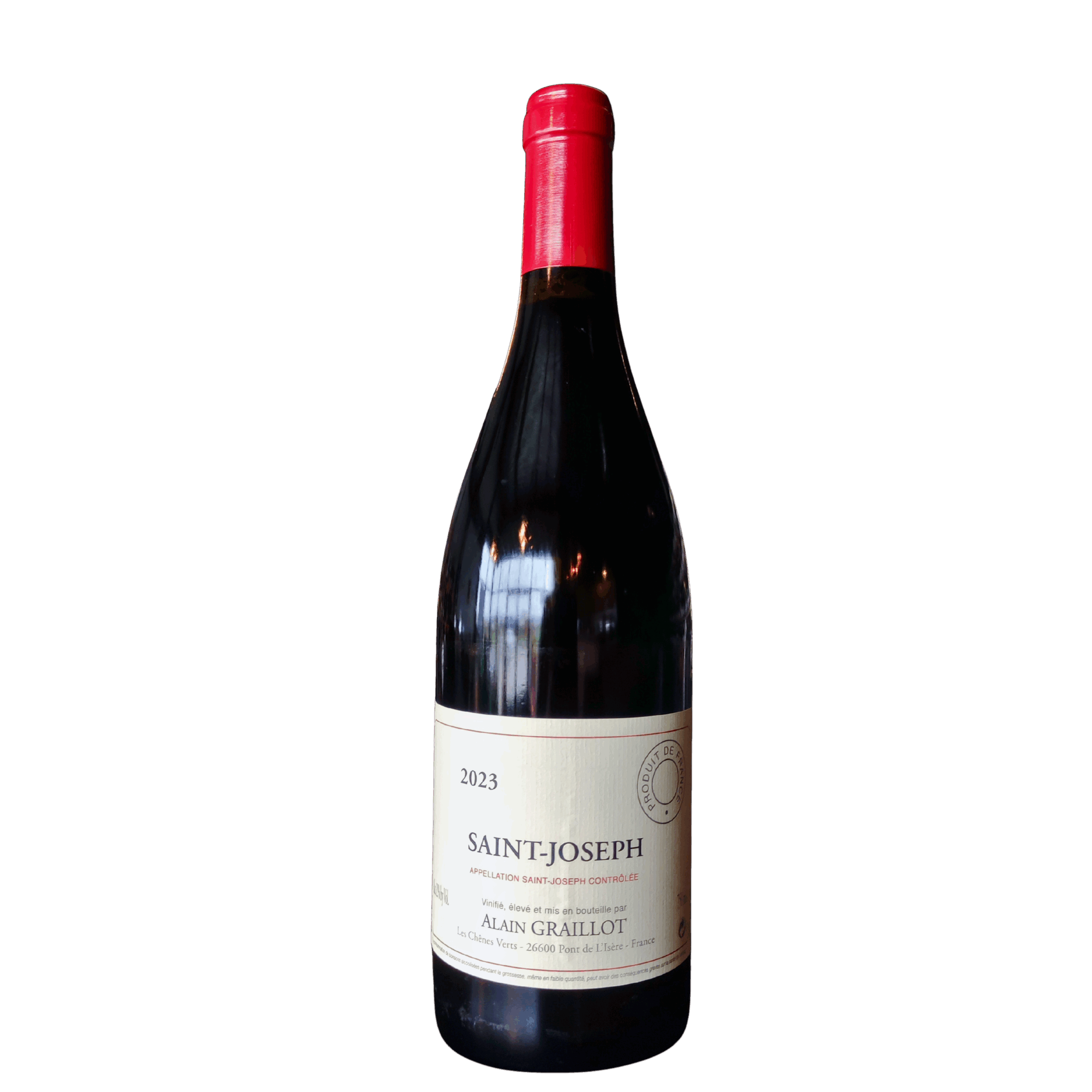 ALAIN GRAILLOT, SAINT JOSEPH ROUGE 2023, 75CL - Vins Rouges Harmonieux pour Chaque Occasion ALAIN GRAILLOT, SAINT JOSEPH ROUGE 2023, 75CL - Vins Rouges Harmonieux pour Chaque Occasion