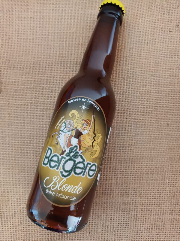 Bière Blonde Bio 33cl « La Bergère » - Vins Rouges Harmonieux pour Chaque Occasion