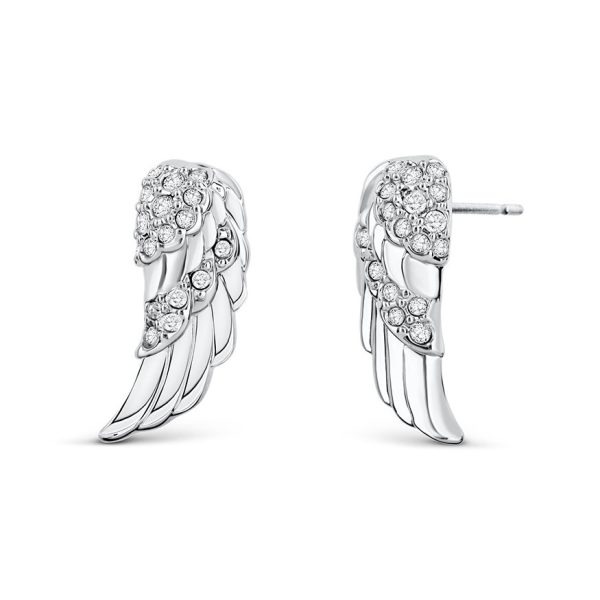 Boucles oreilles ailes cristaux swarovski® - Vins Rouges Harmonieux pour Chaque Occasion