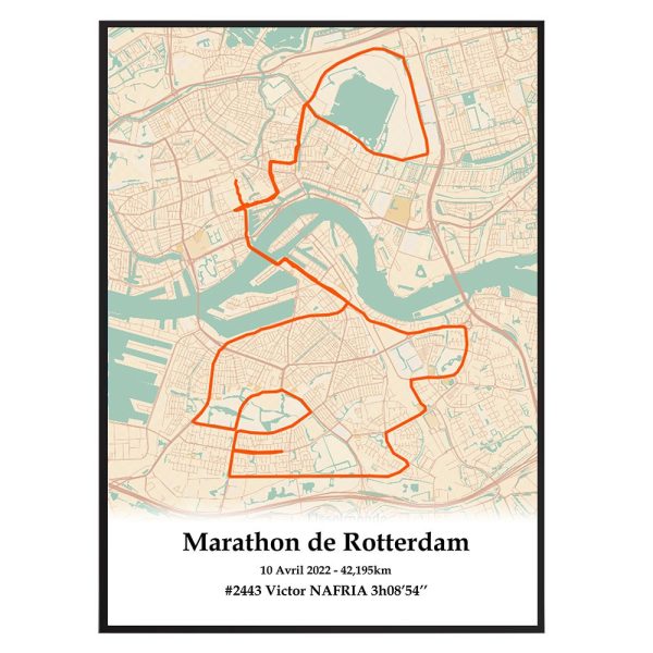 Affiche Marathon de Rotterdam - Vins Rouges Harmonieux pour Chaque Occasion