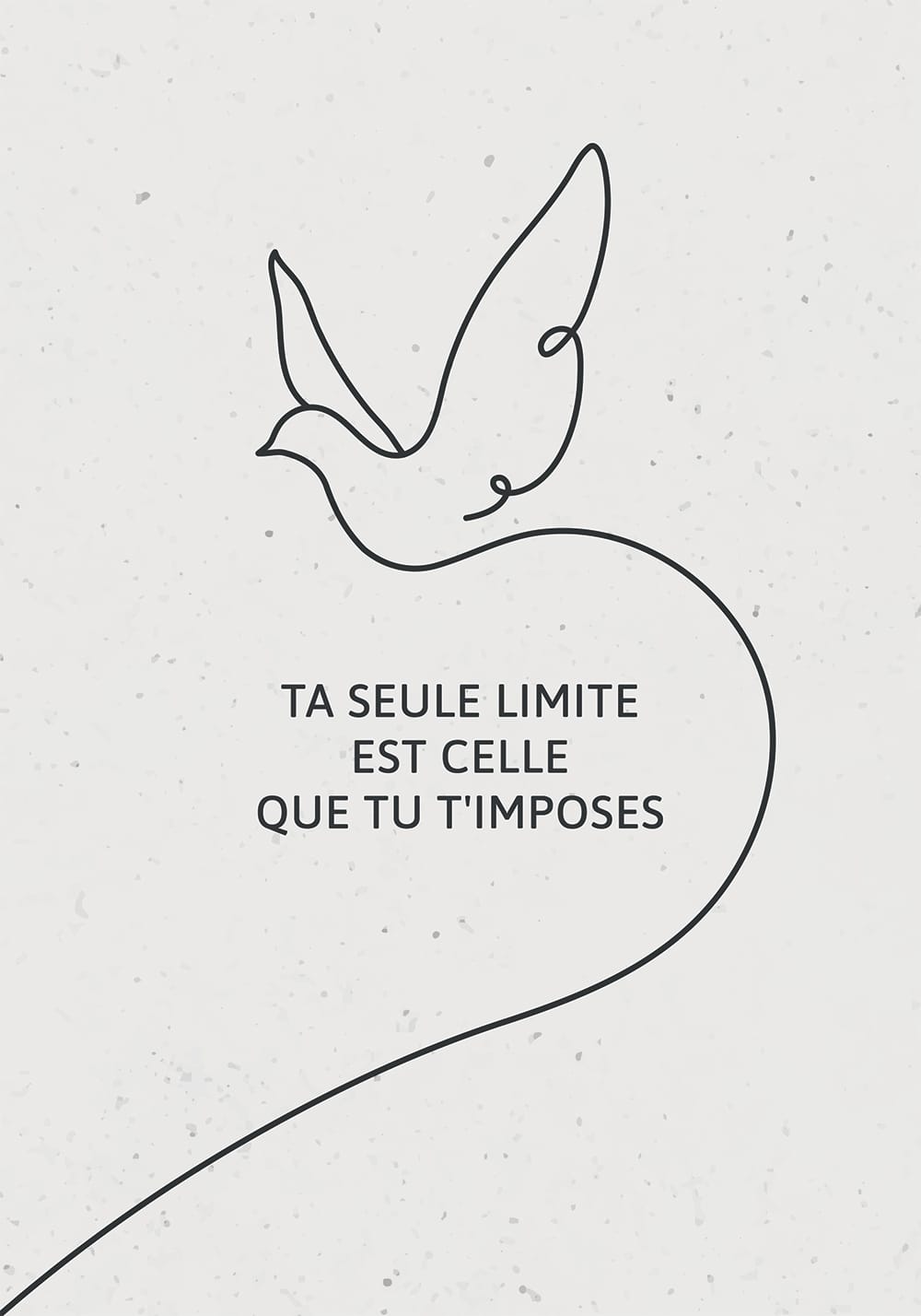 “Ta seule limite est celle que tu t’imposes” – Affiche citation - Vins Rouges Harmonieux pour Chaque Occasion “Ta seule limite est celle que tu t’imposes” – Affiche citation - Vins Rouges Harmonieux pour Chaque Occasion