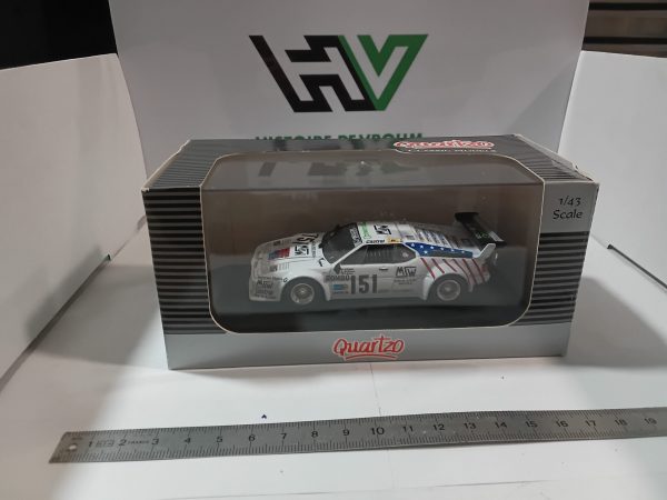 BMW M1 “MSW” Le Mans 1985 Quartzo 1/43 - Vins Rouges Harmonieux pour Chaque Occasion