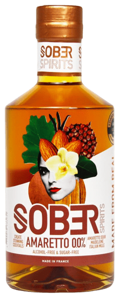 AMARETTO SANS ALCOOL 0° SOBER SPIRITS 50CL - Vins Rouges Harmonieux pour Chaque Occasion
