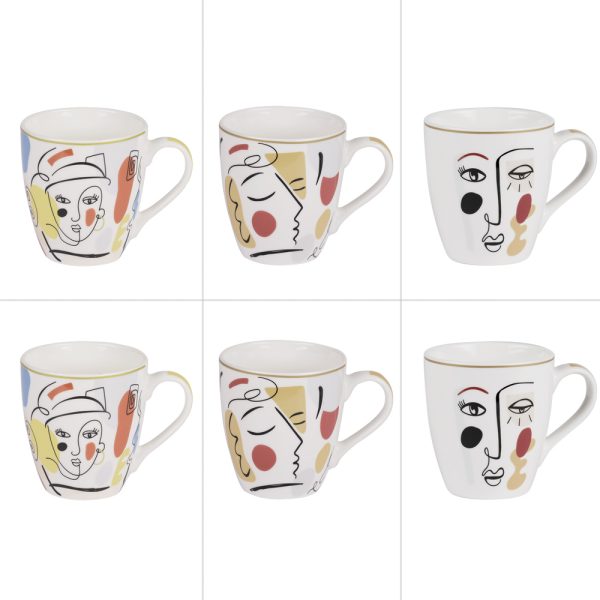 Bastide Coffret Eva 6 tasses 23cl - Vins Rouges Harmonieux pour Chaque Occasion