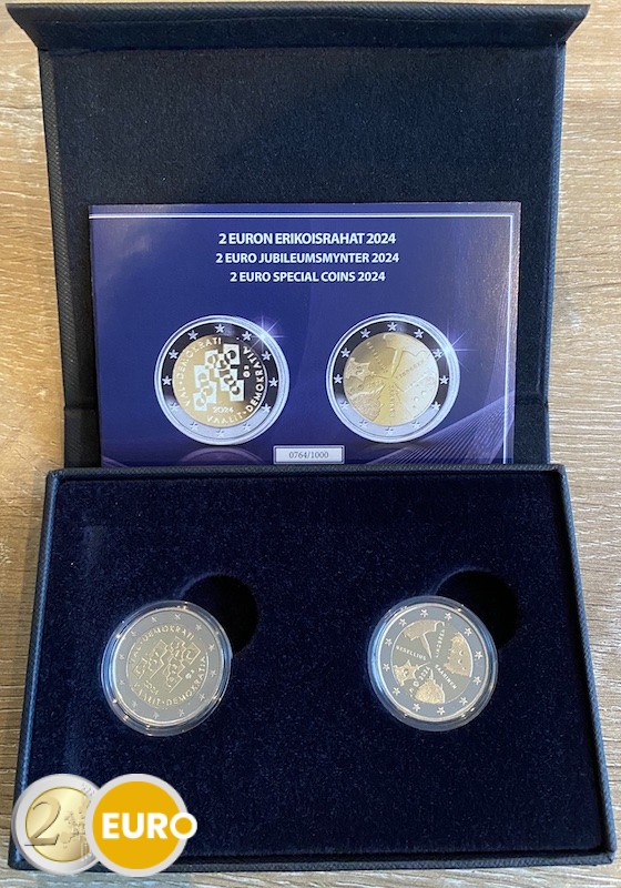 2 x 2 euro Finland 2024 – Verkiezingen en Gesellius, Lindgren, Saarinen BE Proof - Vins Rouges Harmonieux pour Chaque Occasion 2 x 2 euro Finland 2024 – Verkiezingen en Gesellius, Lindgren, Saarinen BE Proof - Vins Rouges Harmonieux pour Chaque Occasion
