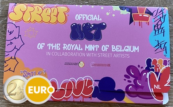 2,50 euro Belgie 2025 – Street art BU FDC Coincard NL + NFT - Vins Rouges Harmonieux pour Chaque Occasion 2,50 euro Belgie 2025 – Street art BU FDC Coincard NL + NFT - Vins Rouges Harmonieux pour Chaque Occasion