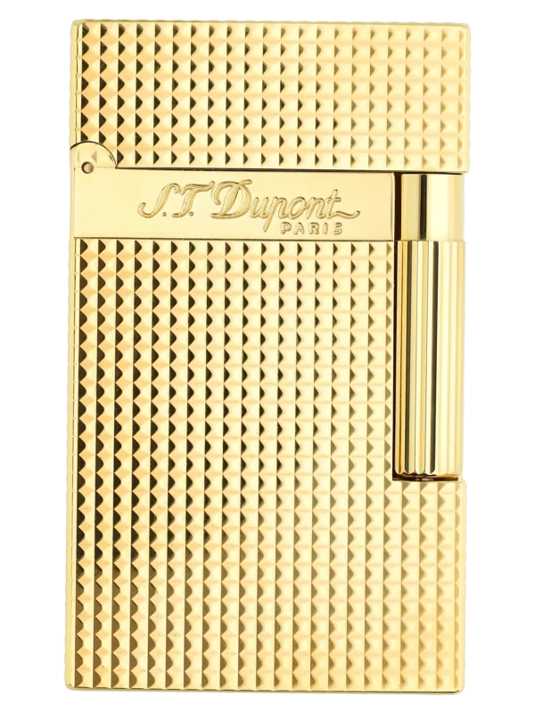 Briquet S.T. Dupont Ligne 2 Pointe De Diamant Doré - Vins Rouges Harmonieux pour Chaque Occasion
