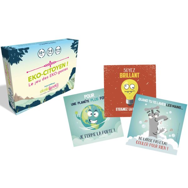 « Les Eko-gestes » : lot jeu Eko-citoyen et stickers - Vins Rouges Harmonieux pour Chaque Occasion