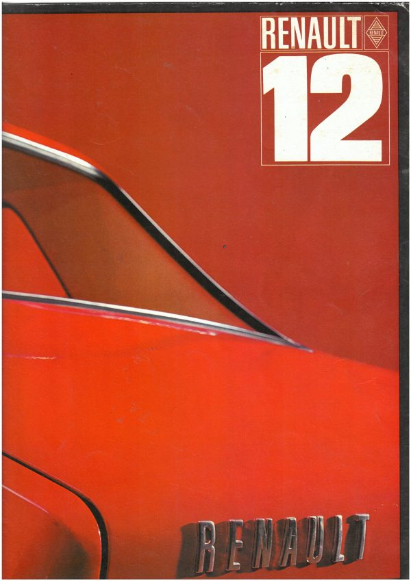 Brochure dépliante Renault 12 - Vins Rouges Harmonieux pour Chaque Occasion