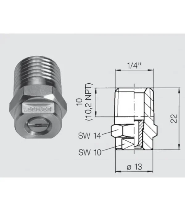 Buse HP inox 25°/035 310 bars MB 1/4 - Vins Rouges Harmonieux pour Chaque Occasion
