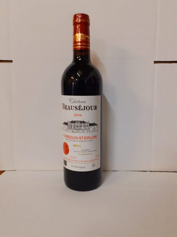 Bordeaux ~ Château Beauséjour Puisseguin ~ St Emilion ~ Rouge ~ Label Bio ~ 14,5° - Vins Rouges Harmonieux pour Chaque Occasion