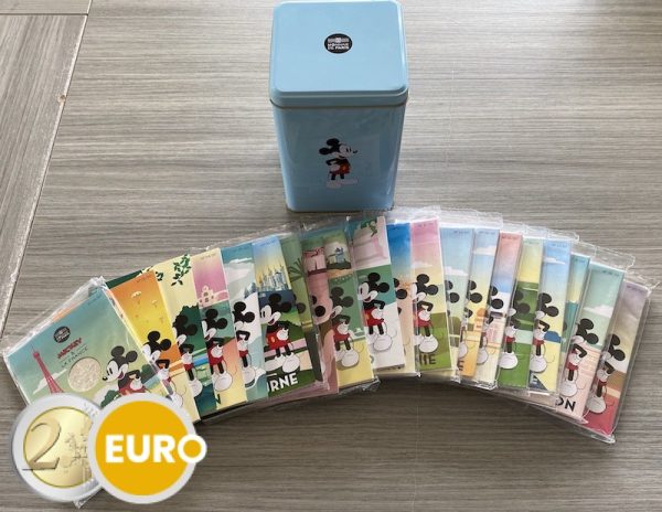 20 x 10 Euro Frankreich 2018 – Mickey und Frankreich – in Coincard – in Box - Vins Rouges Harmonieux pour Chaque Occasion