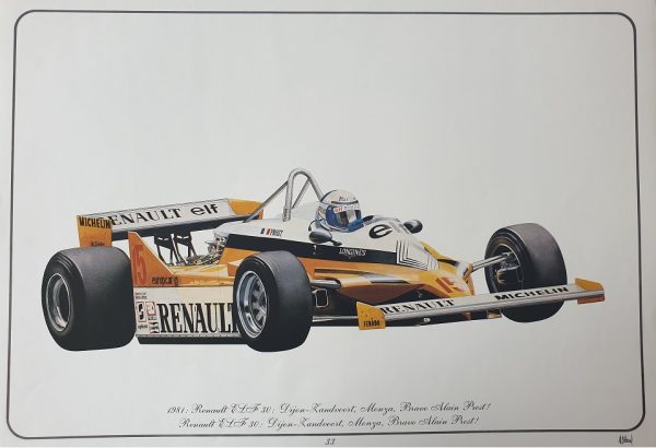 1981 Dijon, Zandvoort, Monza, bravo Alain Prost - Vins Rouges Harmonieux pour Chaque Occasion