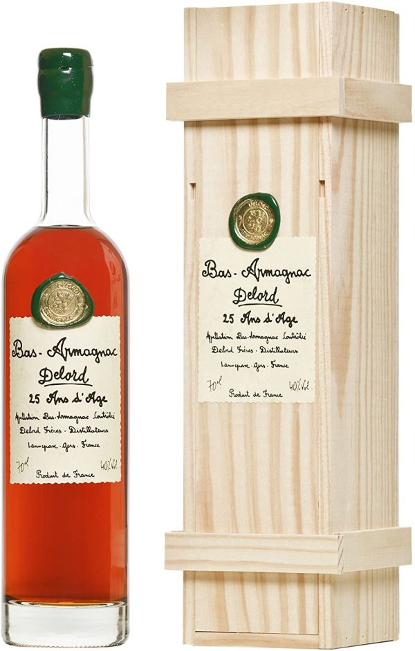 Bas Armagnac 25 Ans Delord - Vins Rouges Harmonieux pour Chaque Occasion