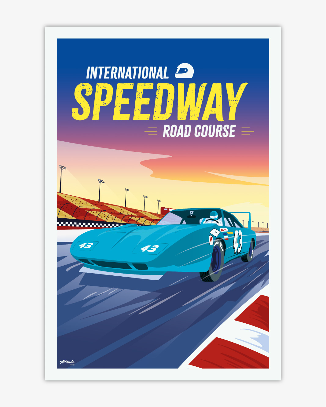Affiche International Speedway Road Course - Vins Rouges Harmonieux pour Chaque Occasion Affiche International Speedway Road Course - Vins Rouges Harmonieux pour Chaque Occasion