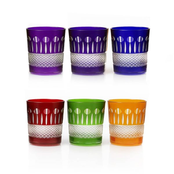 6 gobelets cristal couleur yvan - Vins Rouges Harmonieux pour Chaque Occasion