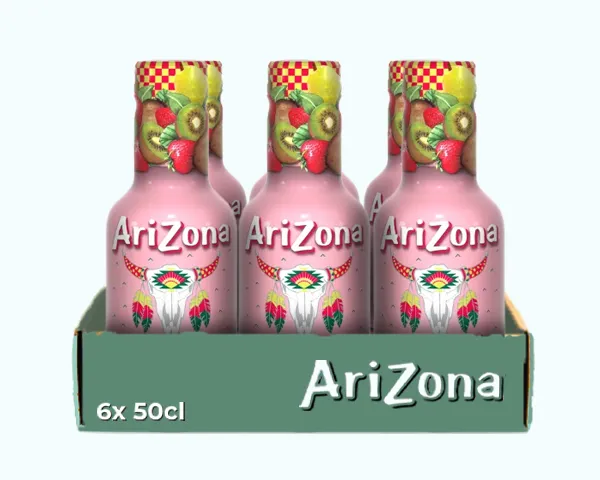 Arizona Kiwi Strawberry Pet (6x 50cl) - Vins Rouges Harmonieux pour Chaque Occasion Arizona Kiwi Strawberry Pet (6x 50cl) - Vins Rouges Harmonieux pour Chaque Occasion