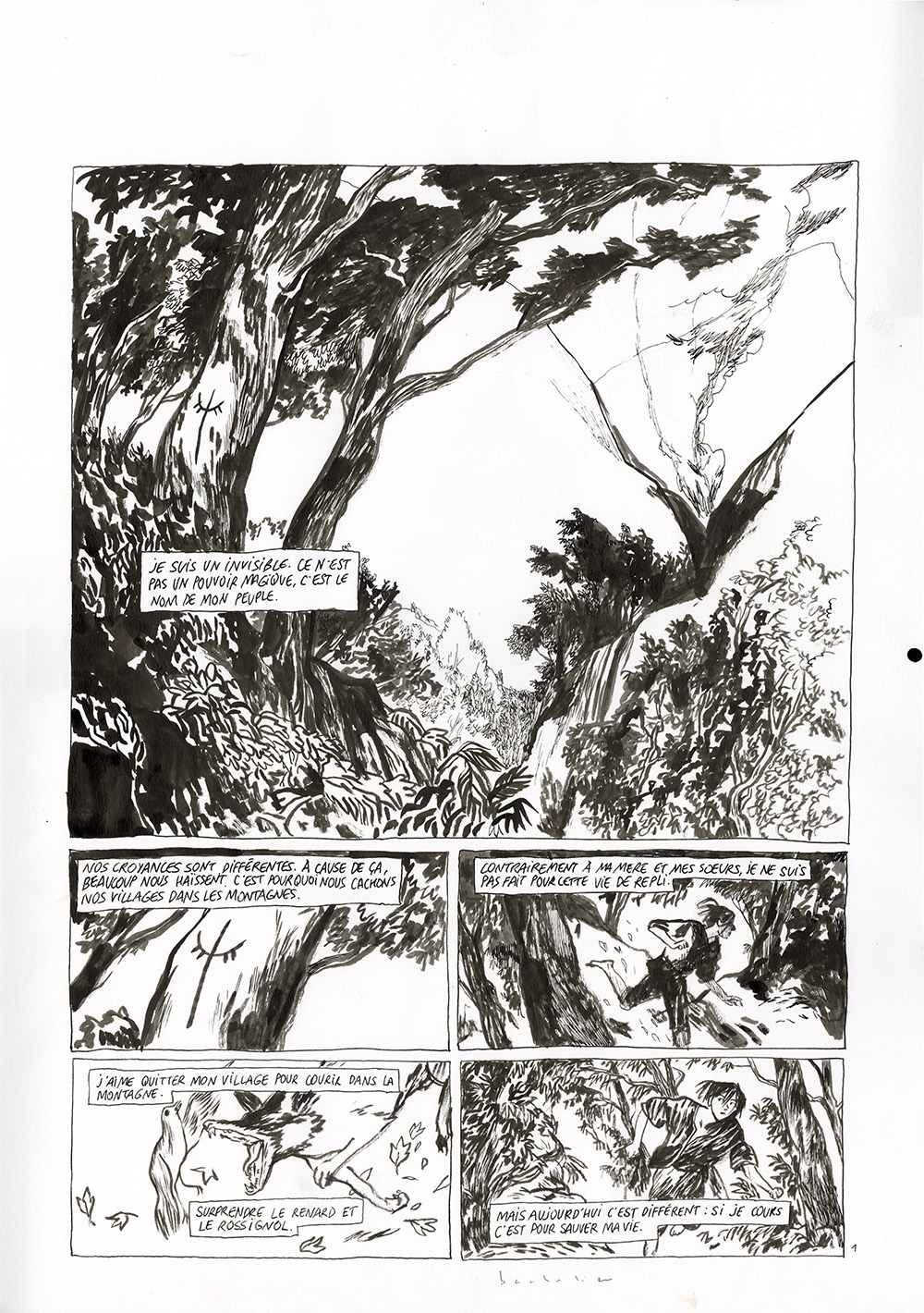 BENJAMIN BACHELIER – Le clan des Otori – planche originale 5, tome 1 - Vins Rouges Harmonieux pour Chaque Occasion BENJAMIN BACHELIER – Le clan des Otori – planche originale 5, tome 1 - Vins Rouges Harmonieux pour Chaque Occasion