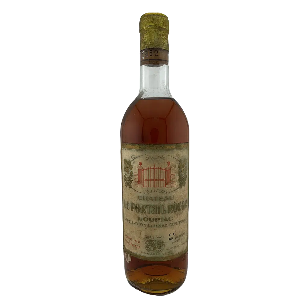 1962 Vin de Bordeaux blanc moelleux : Château LE PORTAIL ROUGE – Loupiac - Vins Rouges Harmonieux pour Chaque Occasion 1962 Vin de Bordeaux blanc moelleux : Château LE PORTAIL ROUGE – Loupiac - Vins Rouges Harmonieux pour Chaque Occasion