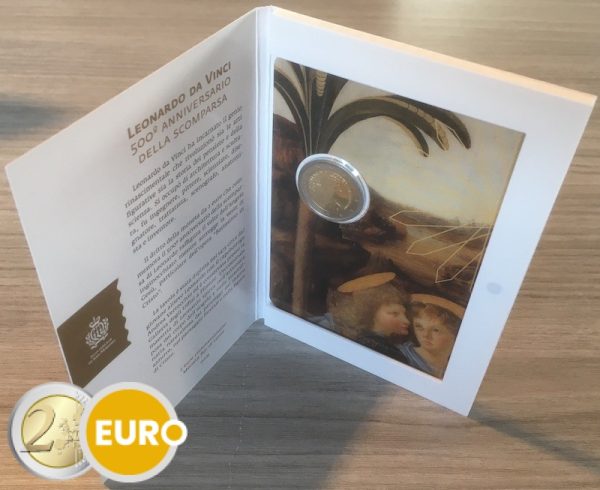2 euros San Marino 2019 – Leonardo da Vinci BU FDC - Vins Rouges Harmonieux pour Chaque Occasion