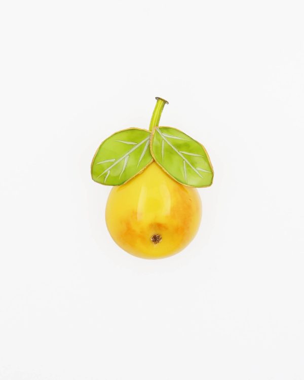 Broches bijoux fantaisie fruit Poire – Grand - Vins Rouges Harmonieux pour Chaque Occasion