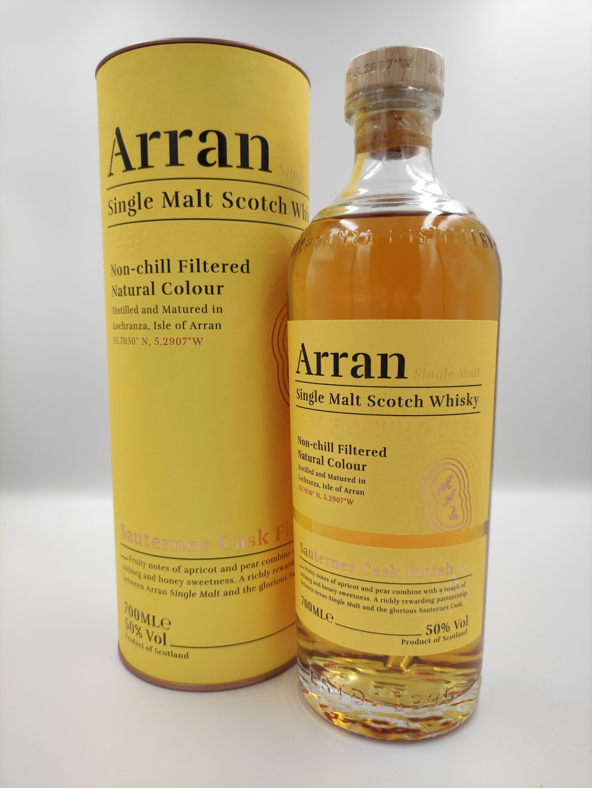 ARRAN The Sauternes Cask Finish - Vins Rouges Harmonieux pour Chaque Occasion ARRAN The Sauternes Cask Finish - Vins Rouges Harmonieux pour Chaque Occasion