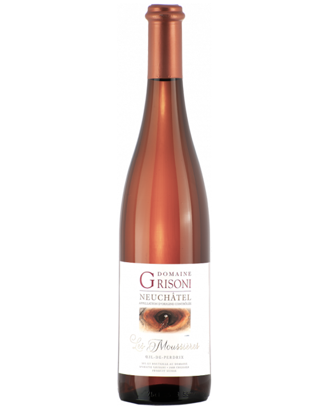 « Les Moussières » Oeil-de-Perdrix Neuchâtel AOC 2020 - Vins Rouges Harmonieux pour Chaque Occasion « Les Moussières » Oeil-de-Perdrix Neuchâtel AOC 2020 - Vins Rouges Harmonieux pour Chaque Occasion