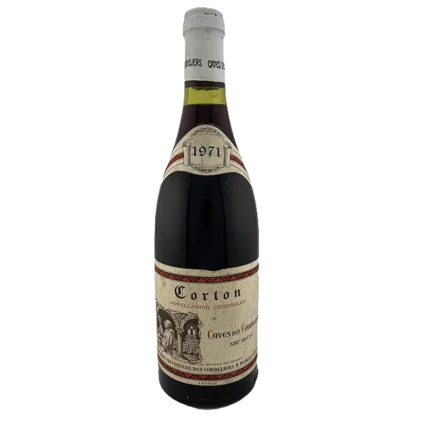 1971 Vin de Bourgogne : CORTON Grand Cru – Caves des Cordeliers - Vins Rouges Harmonieux pour Chaque Occasion