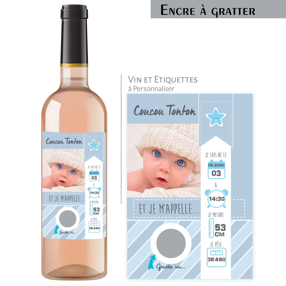 Annonce naissance | Bouteille personnalisée coucou et je m’appelle - Vins Rouges Harmonieux pour Chaque Occasion Annonce naissance | Bouteille personnalisée coucou et je m’appelle - Vins Rouges Harmonieux pour Chaque Occasion