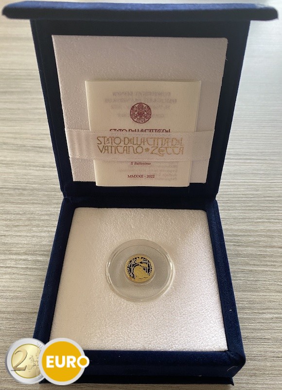 10 euros Vaticano 2022 – Bautismo BE Proof Oro - Vins Rouges Harmonieux pour Chaque Occasion